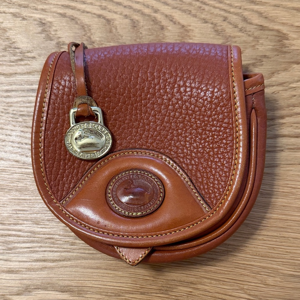 Dooney & Bourke Brown Leather Crossbody Bag